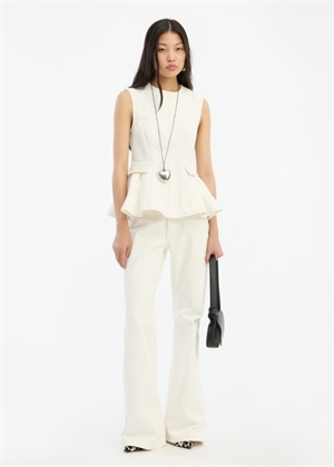 Lilou top Raw White Denim ROTATE By Birger Christensen 